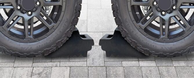 Wheel Arch Rubber Solid Heavy Duty Rubber Wheel Chocks Premium Chock for Car