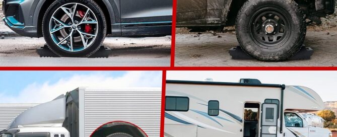 Wheel Arch Rubber Solid Heavy Duty Rubber Wheel Chocks Premium Chock for Car