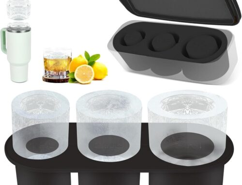 Silicone Ice Cube Tray for Stanley Cup Stanley multi-purpose Silicone 3 Pcs Cylinder Ice Mold for Freezer