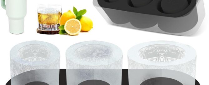 Silicone Ice Cube Tray for Stanley Cup Stanley multi-purpose Silicone 3 Pcs Cylinder Ice Mold for Freezer