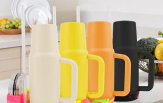 Stanley multi-purpose Silicone Baby Bottle Drying Stand Soft Silicone Dryer Rack for Stanley