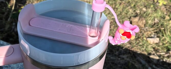 Stanley multi-purpose silicone Straw Toppers Reusable Silicone Straw Cover Cute Romantic Straw Cover Cap
