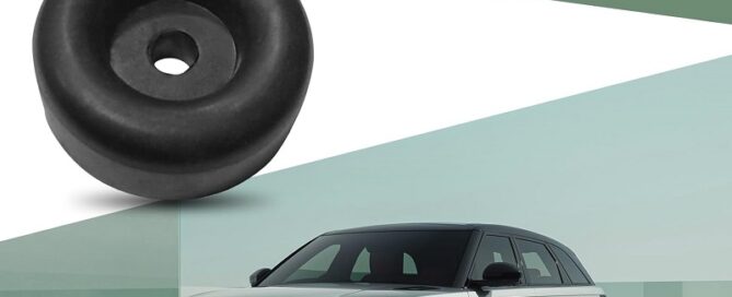 Car Bumper Shock Absorber Pad Trailer Ramp Door Bumper Round Rubber Sound Insulation Buffer Protection Pad