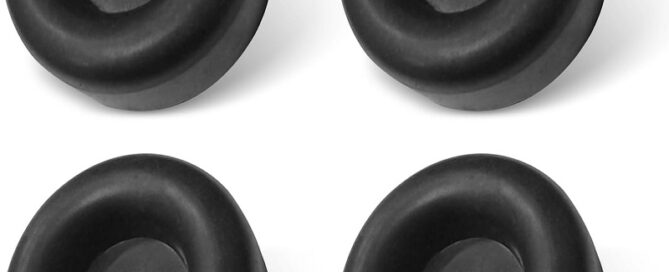 Car Bumper Shock Absorber Pad Trailer Ramp Door Bumper Round Rubber Sound Insulation Buffer Protection Pad