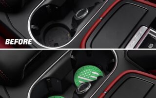 Car Cup Silicone Holder Coasters Colored Insert Car Cup Coaster Anti Slip Shockproof Drink Silicone Mat