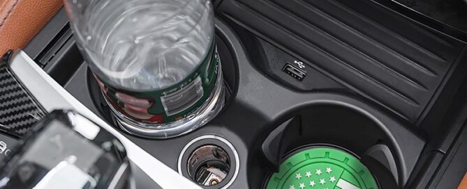 Car Cup Silicone Holder Coasters Colored Insert Car Cup Coaster Anti Slip Shockproof Drink Silicone Mat