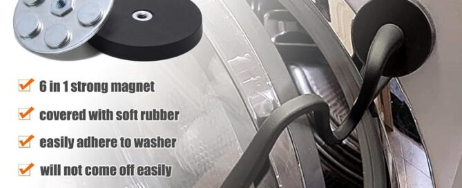 Front Load Washer Door Prop Removable Flexible Washer Door Stopper Magnetic Washing Machine Door Holder