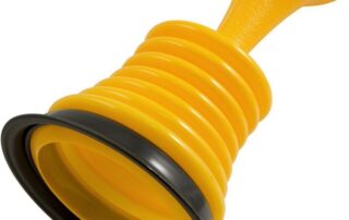 Home Sink Universal Rubber Bellows Clear Drains Fast with Minimal Effort Yellow Mini Plunger