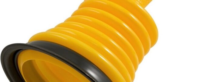 Home Sink Universal Rubber Bellows Clear Drains Fast with Minimal Effort Yellow Mini Plunger