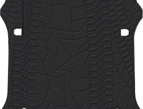 JK Rubber Cargo Liners Custom Trunk Rubber Mats Rear Cargo Silicone Mat