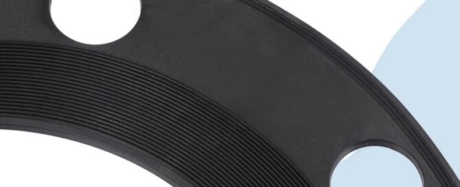 Rubber Flange Gasket Full Face for Pipe 8 Bolt Holes Black Flat Washer Neoprene Rubber Gaskets