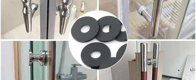 Rubber Flat Washers Heavy Duty Abrasion Resistant Neoprene Industrial Rubber Spacer Neoprene Rubber Gaskets