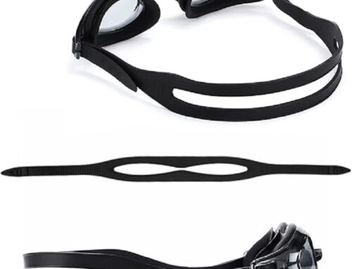 Silicone Swimming Goggles Strap Round Flat Rubber Gasket Swim Eyewear Head Band