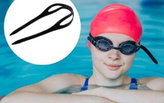 Silicone Swimming Goggles Strap Round Flat Rubber Gasket Swim Eyewear Head Band