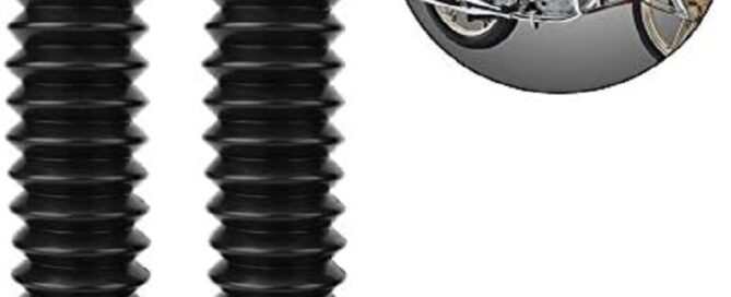 Universal Motorcycle Fork Rubber Bellows Rubber Front Fork Gaiters Boots Shock Damping Dust Cover
