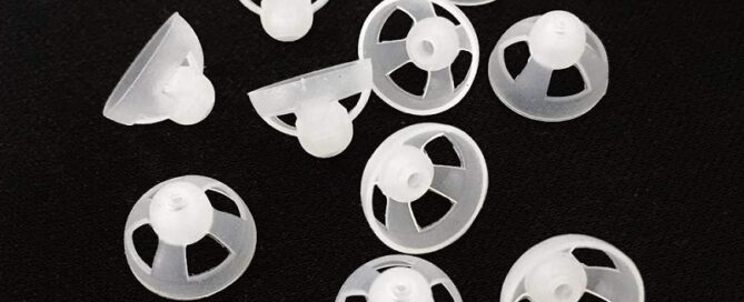 6mm Rubber Plug Hearing Amplifier Dome Open Silicone Ear Tip Ear Plugs