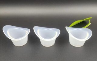 8ml Silicone Eye Wash Cup Portable Eyes Bath Silicone Tool Travel Eye Rinse Cup with Scale for Dry Tired Eyes