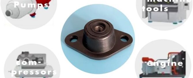 Anti-vibration Engine Mounts Rubber Floor Mount Compression Rubber Isolator Mounts