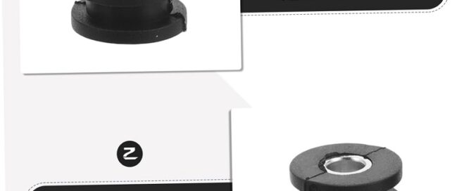 Black Fairing Bolts Rubber Washers Windshield Pipe Valve Gasket Motorcycle Seat Rubber Bumpers