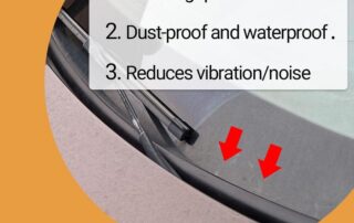 Car Front Windshield Rubber Seal Strip Windscreen Rubber Moulding Stripping for Most Cars