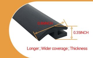 Car Front Windshield Rubber Seal Strip Windscreen Rubber Moulding Stripping for Most Cars