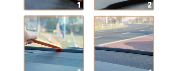 Car Windshield Trim Seal Strip for Dashboard Dust & Soundproofing Bonnet Seal Rubber Strip
