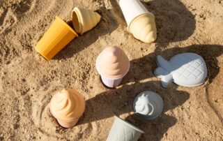 Ice Cream Sand Silicone Toys Silicone Beach Toy Ice Cream Cup for Toddlers