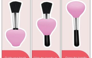 Makeup Brush Cover Protector Silicone Brush Organizer Case Reusable Brush Holders for Travel