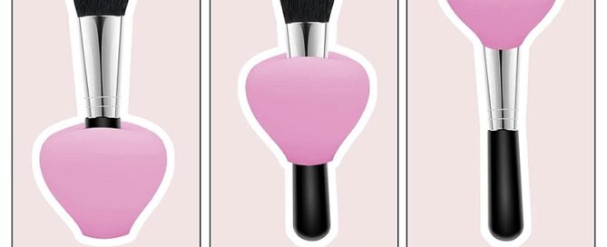 Makeup Brush Cover Protector Silicone Brush Organizer Case Reusable Brush Holders for Travel
