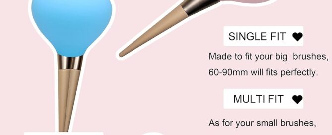 Makeup Brush Covers Reusable Brush Holders for Travel Dustproof Brush Protector