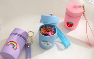 Mini Cute Cosmetic Bag Silicone Key Pocket Lipstick Bag Card Holder Data Cable Organizer