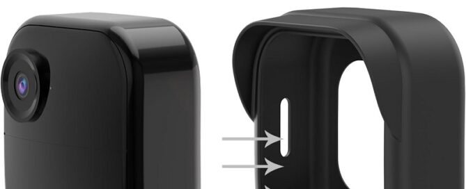 Silicone Case Cover for Outdoor Camera Protective Skin Half Round Rubber Molding Cover