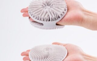 Silicone Exfoliating Body Scrubber Silicone Body Shampoo Brush Soft Silicone Hair Scalp Massager