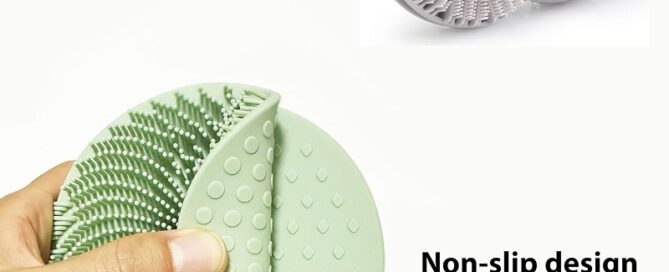 Silicone Exfoliating Body Scrubber Silicone Body Shampoo Brush Soft Silicone Hair Scalp Massager