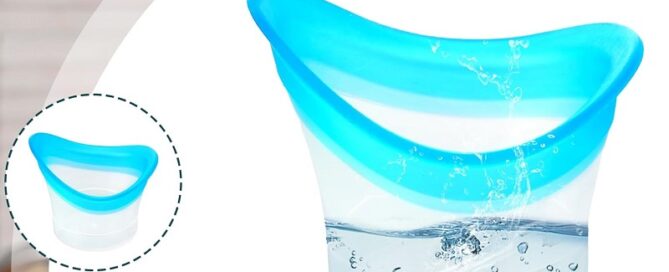 Silicone Eye Cleaning Cup Portable Eye Care Tool Eye Bath Silicone Tool