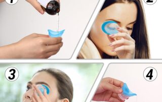 Silicone Eye Cleaning Cup Portable Eye Care Tool Eye Bath Silicone Tool