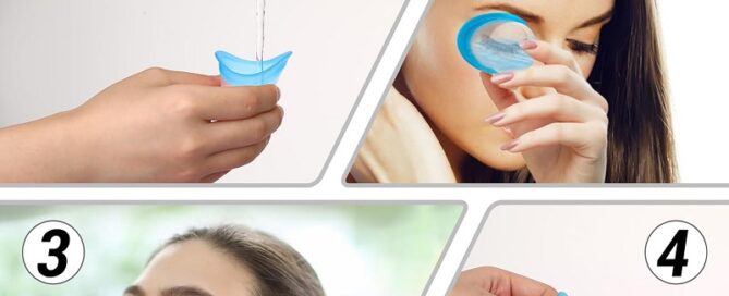 Silicone Eye Cleaning Cup Portable Eye Care Tool Eye Bath Silicone Tool