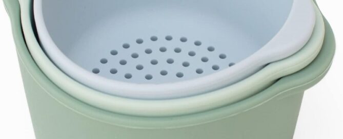 Silicone Leaking Bowl Food Grade Silicone Leaking Tray Toy Children Silicone Water Play Tool