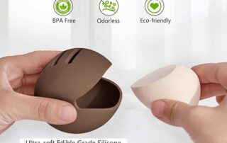 Silicone Makeup Sponge Holder Breathable Silicone Beauty Blender Case for All Sponges