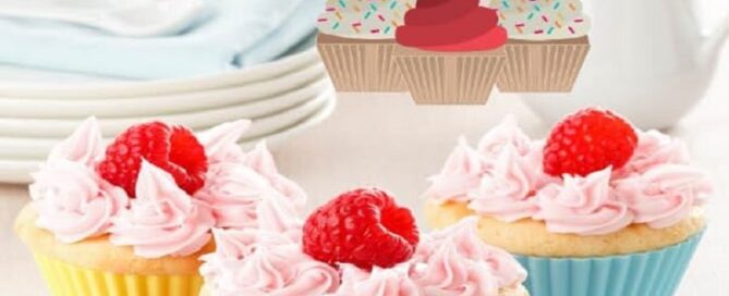 Silicone Muffin Baking Cups Liners Reusable Non-Stick Cake Molds 2-piece Silicone Mold