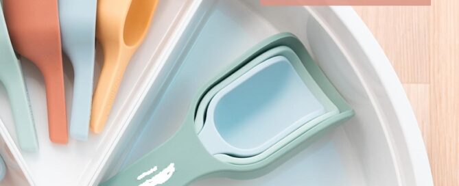 Silicone Nesting Scoops Silicone Sensory PlayTray Silicone Multi-Purpose Shovel
