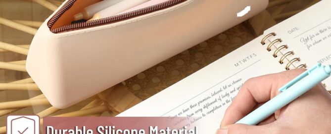 Silicone Pencil Case Pouch Aesthetic Pencil Case Silicone Makeup Bag