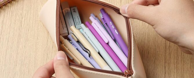 Silicone Pencil Case Pouch Aesthetic Pencil Case Silicone Makeup Bag