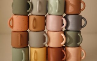 Silicone Snack Cup Spill Proof Food Container for Toddler