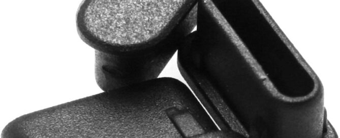 Silicone Type-C Dust Plug Type C Soft 6mm Rubber Plug Phone USB Cover Black Cap