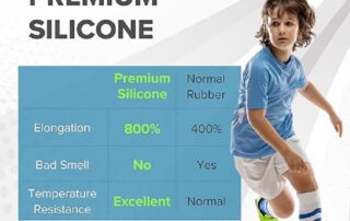 Soccer Lace Silicone Bands Lace Covers for Soccer Cleats 2 piece Silicone Mold Soccer Shoe Lace Bands
