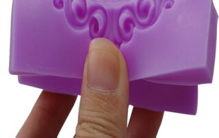 Vintage Picture Frame Silicone Molds for Resin Casting 2 Piece Ornate Baroque Design Fondant Molds