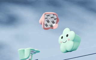 Cute Cloud Shape Silicone Table Corner Protector Baby Safety Edge Table Corner Silicone Bumper Guard