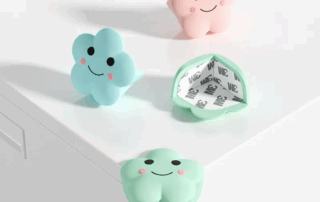 Cute Cloud Shape Silicone Table Corner Protector Baby Safety Edge Table Corner Silicone Bumper Guard