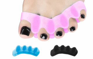 Five-Hole Silicone Toe Spreader Breathable Bunion Protector Adjustable Hammer Toe Separator